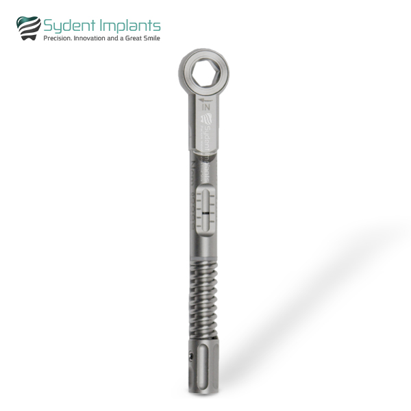 Torque Ratchet Wrench 6.35mm Hex For Dental Implant